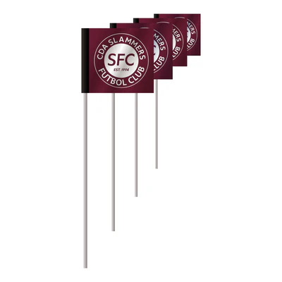 CDA SLAMMERS FC Branded Corner Flags/Field Markers